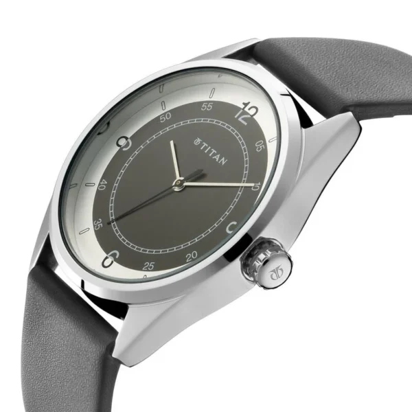 Titan Quartz Analog Multicoloured Dial Leather Strap Watch for Men (NS1729SL04) - Image 3