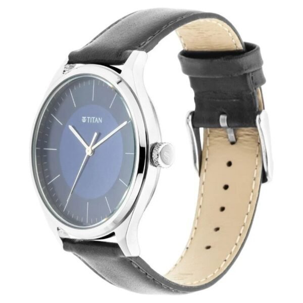 Titan Men’s Urban Edge Lustrous Blue Dial Leather(NP1802SL06) Watch - Image 5