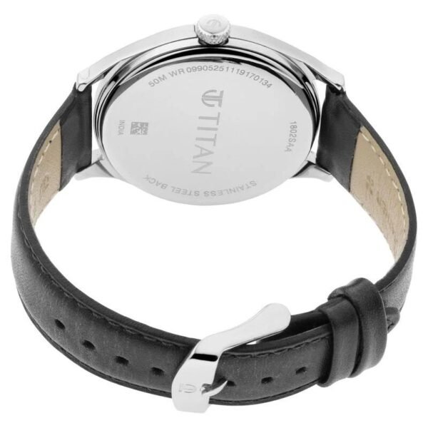 Titan Men’s Urban Edge Lustrous Blue Dial Leather(NP1802SL06) Watch - Image 3