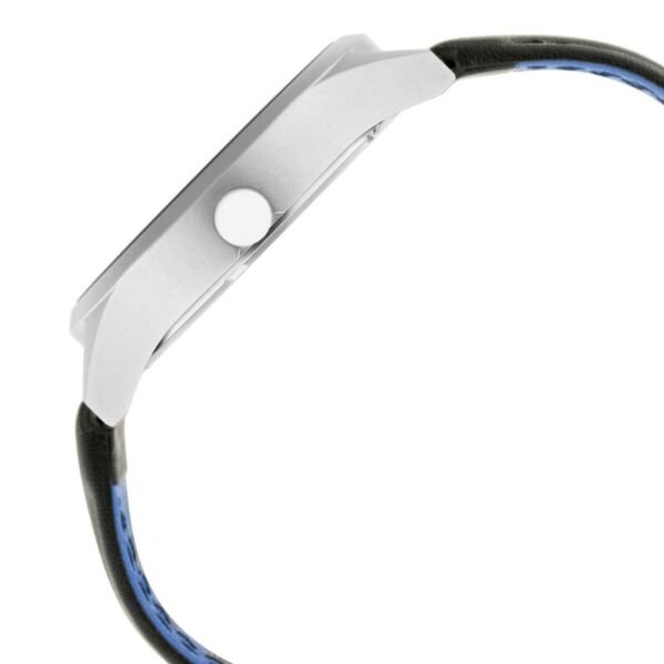 Fastrack NN3205TL02 Titanium Quartz Analog Date Grey Dial Leather Strap Watch - Image 4
