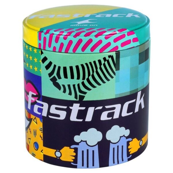 Fastrack NR38064PP03 Streetwear Quartz Analog Digital Blue Dial PU Strap Watch - Image 2