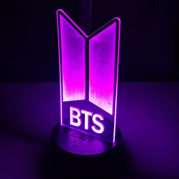 GearUP Acrylic Multicolor Night Lamp (BTS)