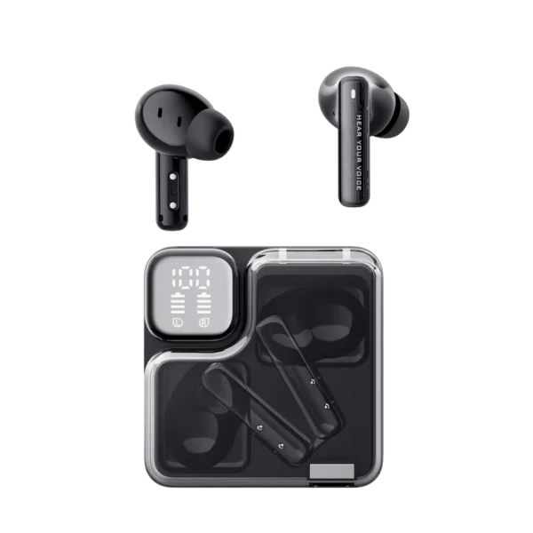 QCY MeloBuds Neo T31 Transparent TWS – Black - Image 3