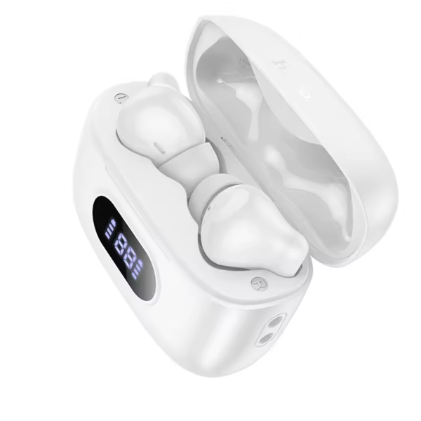 HOCO EQ2 Plus Wireless Bluetooth Earbuds – White - Image 2