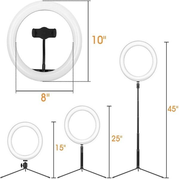 Havit ST7012 Pro Tripod Stand With Ring Light - Image 4