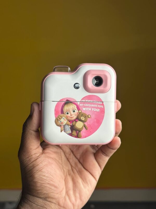 Instant Print Digital Kids Camera Printer – Masha Version - Image 2