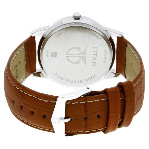 Titan Leather Belt Men’s Watch – (1735SL01) - Image 2