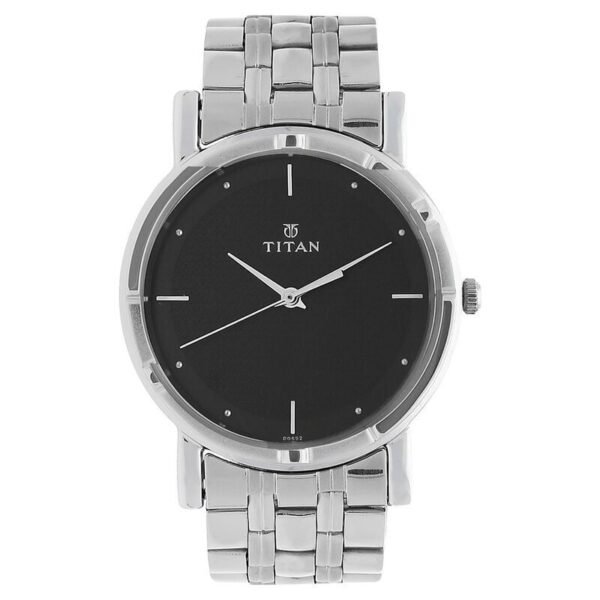 Titan Karishma Analog Black Dial Men’s Watch – 1639SM02