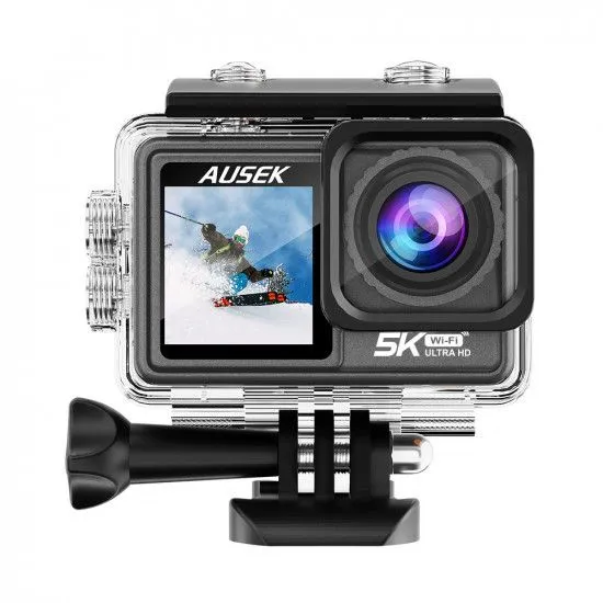 Ausek AT-S81TR Waterproof Dual Display 5K Action Camera - Image 2