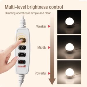 USB LED Makeup Mirror Lights – 10 Bulb Vanity Mirror Light