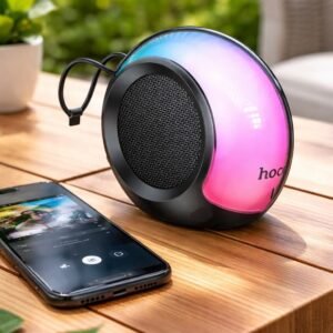 Hoco DS65 Dynamic RGB Bluetooth Speaker – High-Fidelity Stereo Sound, Dual Driver System