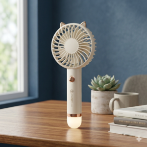JYSUPER JY-2320 Portable Handheld Mini Fan with LED Light