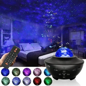 Galaxy Star Projector with Bluetooth Speaker - Image 4