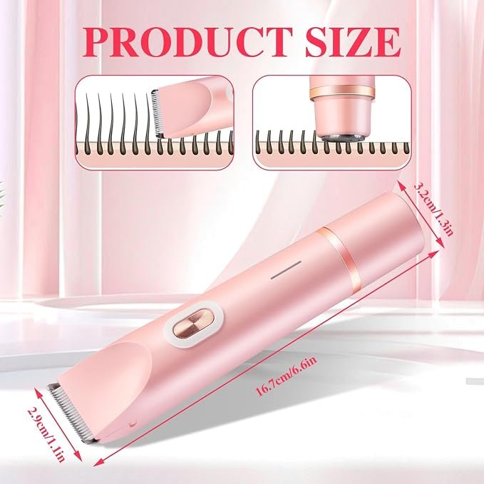 Dual Head Bikini Trimmer | Women Electric Shaver - Image 7