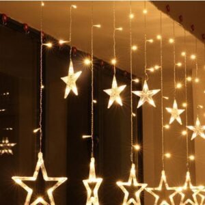 Big Star Fairy Light – 8 Mood 108 LED with 12 Big Stars - Image 4
