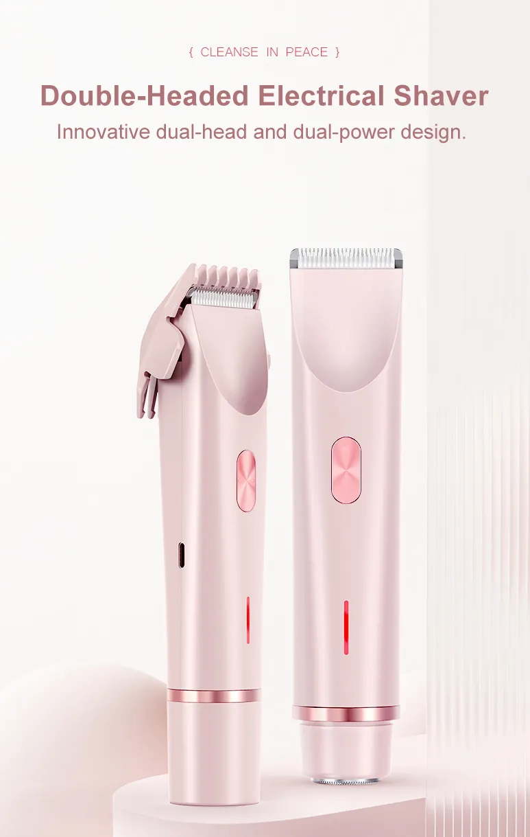 Dual Head Bikini Trimmer | Women Electric Shaver - Image 2