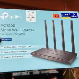 TP-Link Archer C6 AC1200 Gigabit Dual-Band Wi-Fi Router