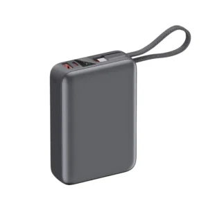 QCY PB20A 20000mAh 45W Power Bank with Built-in USB-C Cable